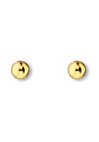 ONE ELEMENT Golden Grace - Kugel Ohrringe   Ohrstecker aus 333 Gelbgold - gold