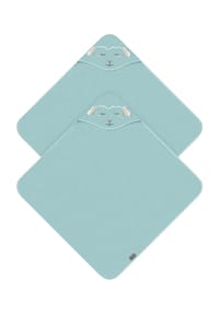 normani® - 2 x Baby Wickeltücher aus Bio-Baumwolle - Beige