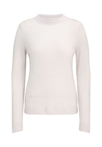 BETTY BARCLAY - Kaschmir-Pullover mit Stehkragen - beige