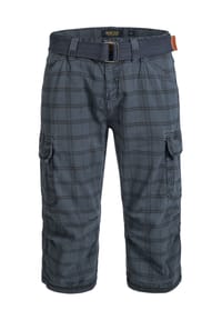 INDICODE - Shorts Cargo Nicolas Check - Amber