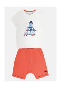 MANGUUN - Bekleidungs-Set, 2-teilig, für Kinder - STRIPE / NAVY