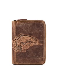 GREEN BURRY Huntsman - Huntsman Geldbörse RFID Schutz Leder 10 cm - brown