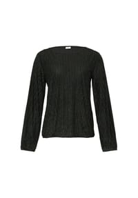 s.Oliver BLACK LABEL - Langarmshirt, U-Boot-Auschnitt - 9999  GREY/BLACK