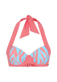 CHIEMSEE - Bikinioberteil Mit leicht gerafften Cups - 5025 Turquoise/Red
