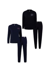 CR7 CRISTIANO RONALDO - Pyjama Basic Long - schwarz