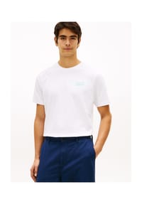 TOMMY HILFIGER - T-Shirt, Baumwolle, für Herren - YBR  WHITE
