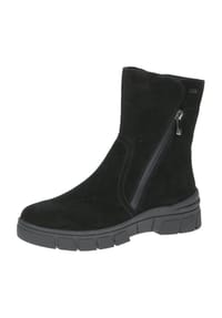 Caprice - Ankle Boots, Emblem, Leder, für Damen - 004 BLACK SUEDE