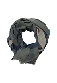 CASAMODA - Herren Schal kariert - Blau