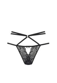 LASCANA - String, Schleife, Anhänger, für Damen - 4215 BLACK
