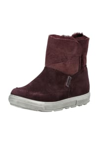 PEPINO® - Veloursleder Stiefelette - Pflaume