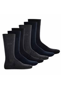 BOSS - Herren Socken, 6er Pack - Finest Soft Cotton, Threepack RS Uni CC - Dunkelblau