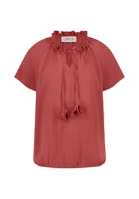 CARTOON - Shirtbluse, Kurzarm, für Damen - 4718 RUST BROWN