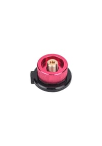 COFI - Gaskartuschen-Adapter Bajonett- zu Schraubventil - Rot Ø40 x 29 cm
