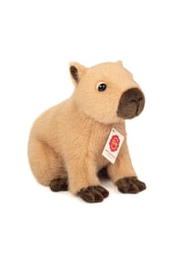 HERMANN Teddy COLLECTION® - Plüsch Kuscheltier Capybara, 25 cm - HELLBRAUN
