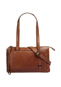 SPIKES & SPARROW® - Handtasche Echt Leder - cognac