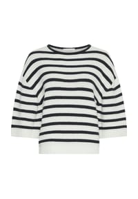 MSCH COPENHAGEN - Pullover "Leika", 3/4-Arm, für Damen - 0 EGRET/SKY CAP