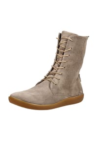 Think! - Veloursleder Stiefelette - Beige/Grau