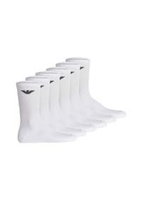 EMPORIO ARMANI - Herren Socken, 6er Pack - SPORTY SPONGE, Short Socks, One Size - Blau