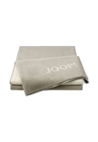 JOOP! FABRICS COLLECTION Wohndecke UNI-DOUBLEFACE, 150x200 cm, Feder-Ecru - JOOP! UNI-DOUBLEFACE - Ash-Shiefer