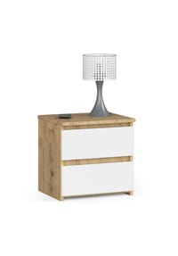 Akord - Nachttisch CL2 mit 2 Schubladen - artisan-eiche