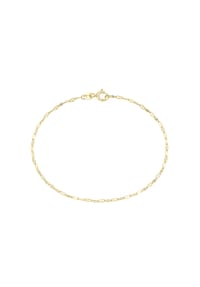 Luigi Merano® - Armband fantasieförmig mit diamantierten Gliedern, Gold 375 - gold