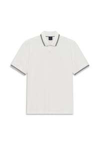 bugatti - HERREN POLO 1/2 ARM, 010 WEIß, L - 010 WEISS
