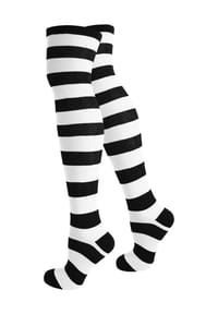 normani® - Overknees breite Ringel - Bunt