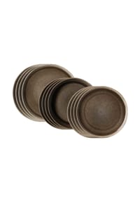 Ritzenhoff & Breker Teller-Set Eda 12er Set braun - EDA - braun