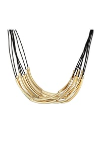 Luluandjane - Damen Kette aus Metall-Legierung in Gelbgold - gelbgold