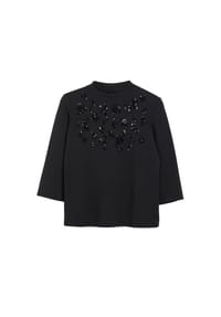 s.Oliver BLACK LABEL - Shirt, Stehkragen, für Damen - 99D0 GREY/BLACK