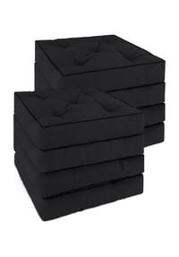 Aspero® - 8 Stuhlkissen 40x40 cm Padua - Blau