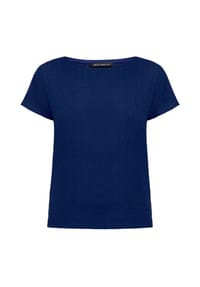 BETTY BARCLAY - Strukturshirt mit U-Boot-Ausschnitt - Gelb