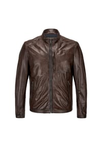 MILESTONE® - Jacke MSJumper robuste Metallreißverschlüsse - Rotbraun