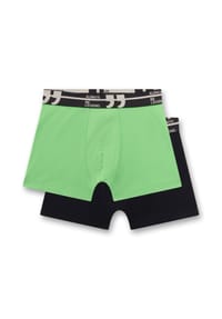 Sanetta - Pants, 2er-Pack, mittlere Leibhöhe, für Kinder - 4451 MAIGRÜN
