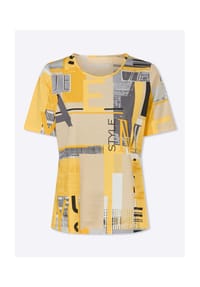 Sieh an! - Kurzarm-Shirt - ocker-sand-bedruckt