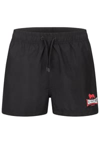 LONSDALE™ - Herren Beachshorts normale Passform KILSTAY - Black/Red/White