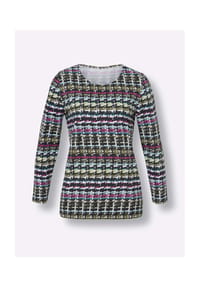 SIEH AN! - Langarm-Shirt - ecru-topas-bedruckt