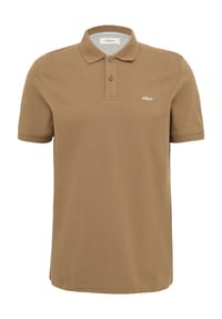 s.Oliver - Poloshirt, 1/2 Arm,, Logo-Stickerei, für Herren - 0100 WHITE