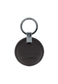 PORSCHE DESIGN - Schlüsselanhänger Leder 9 cm - anthracite