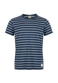 ROADSIGN® australia - Herren T-Shirt Northline mit klassischem Streifenmuster aus 100% Baumwolle für einen zeitlosen Casual Stil - blau/weiss