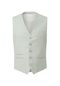 s.Oliver BLACK LABEL - Businessweste, Slim-Fit, Leinenanteil, für Herren - 72N8  GREEN