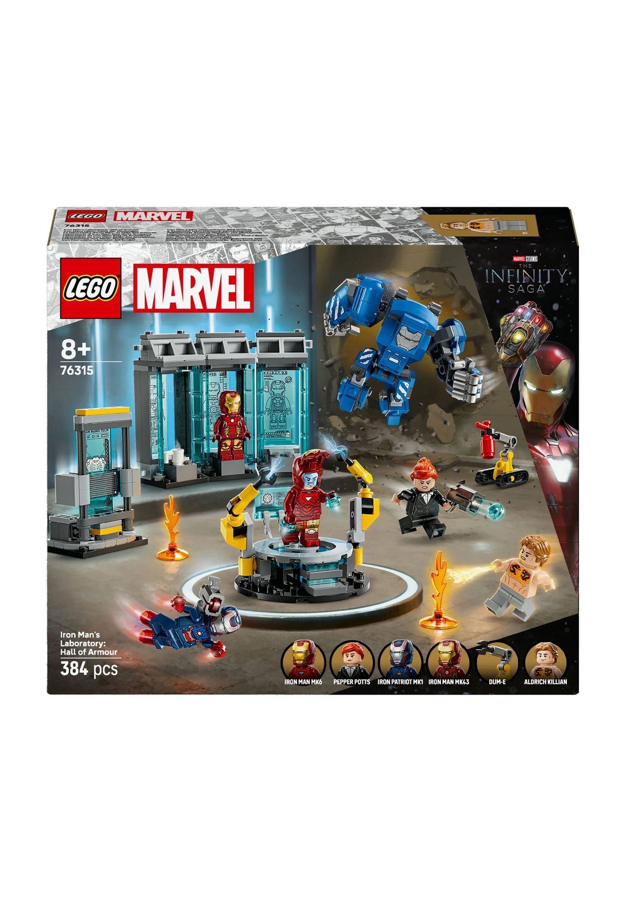 Lego® Marvel Super Heroes™ Jungen 76315 Iron Mans Labor: Halle Der Rüstungen - Bild 18