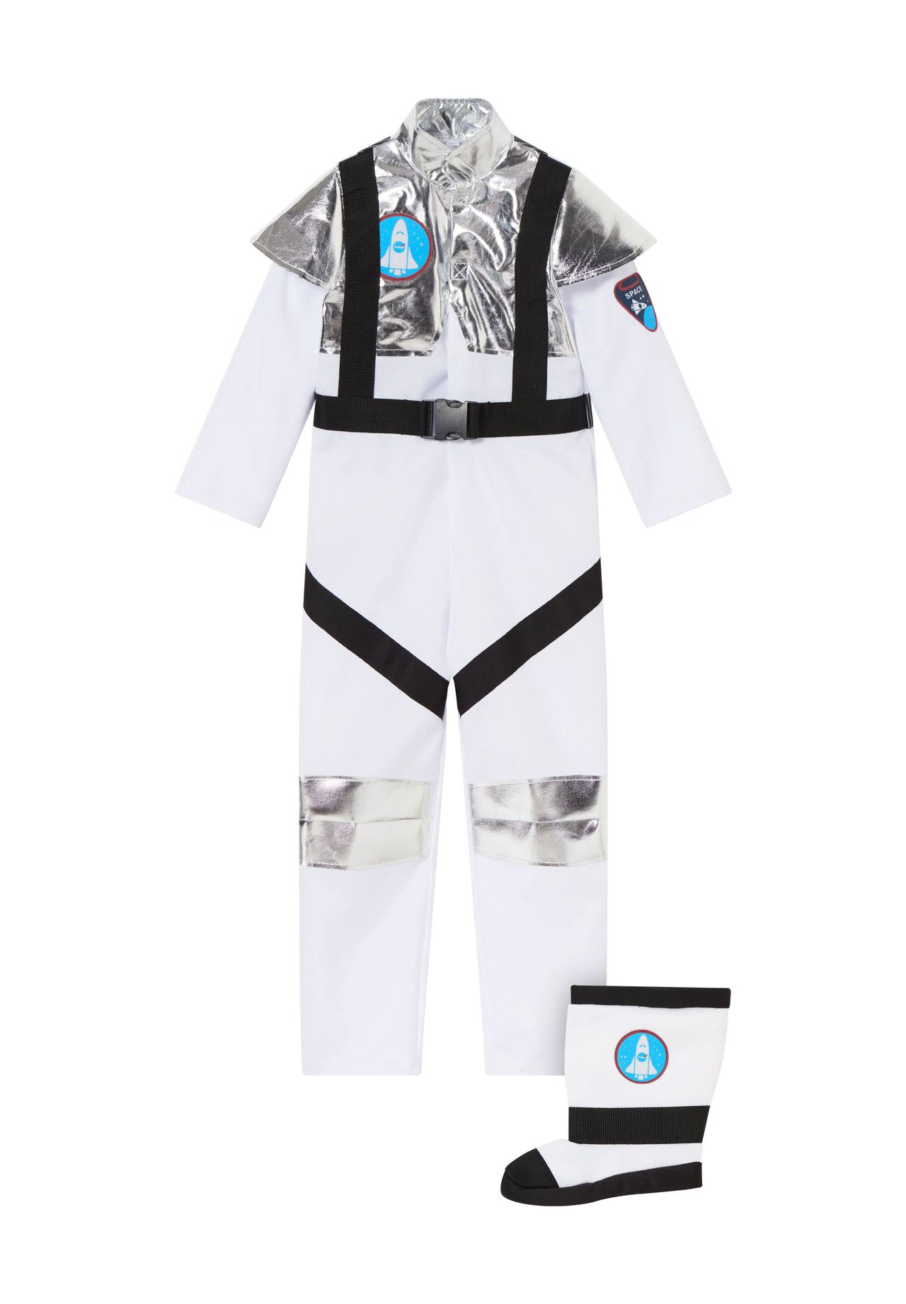 DEGUISE TOI Astronauten-Kostüm Für Kinder – Weiße Kombi Mit NASA-Abzeichen (Jungen & Mädchen)