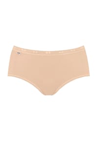 sloggi - Basic+ Midislip, weicher Softbund, elastische Beinausschnitte, für Damen - SCHWARZ