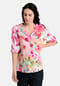 BICALLA Bluse mit Blüten-Aquarell-Print in Rosa/Mint Bild 4