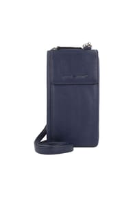 GREEN BURRY Nappa - Nappa Handytasche RFID Leder 8 cm - maritim