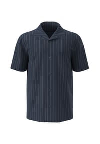 Calvin Klein - Freizeithemd, Gerader Schnitt, Kurzarm, Reverskragen, für Herren - P22 20163 STR.BLUE
