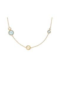 SKAGEN SOFIE SEA GLASS - Skagen Damenhalskette Sofie Sea Glass aus goldfarbenem Edelstahl, SKJ1895710 - GOLD