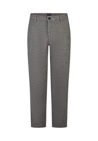 HECHTER PARIS - Chinohose aus gebürstetem Baumwoll-Mix - black