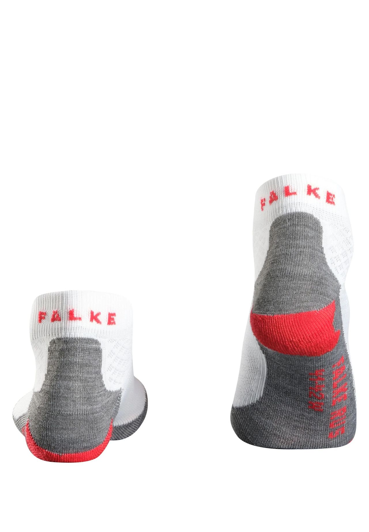 Falke RU5 Race Laufsocken, Leichte Polsterung, FüR Damen, Weiß|Grau, 39/40